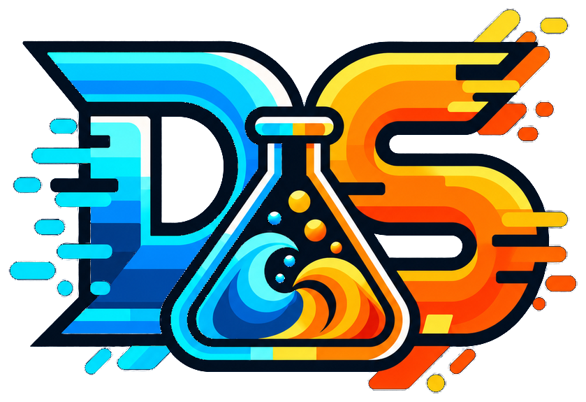 DigitalSalve emblem: the letters D and S around a flask of blue and orange liquid
